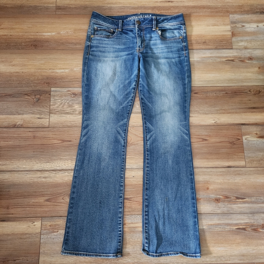 American Eagle Outfitters Women's Blue Boot Cut Jeans